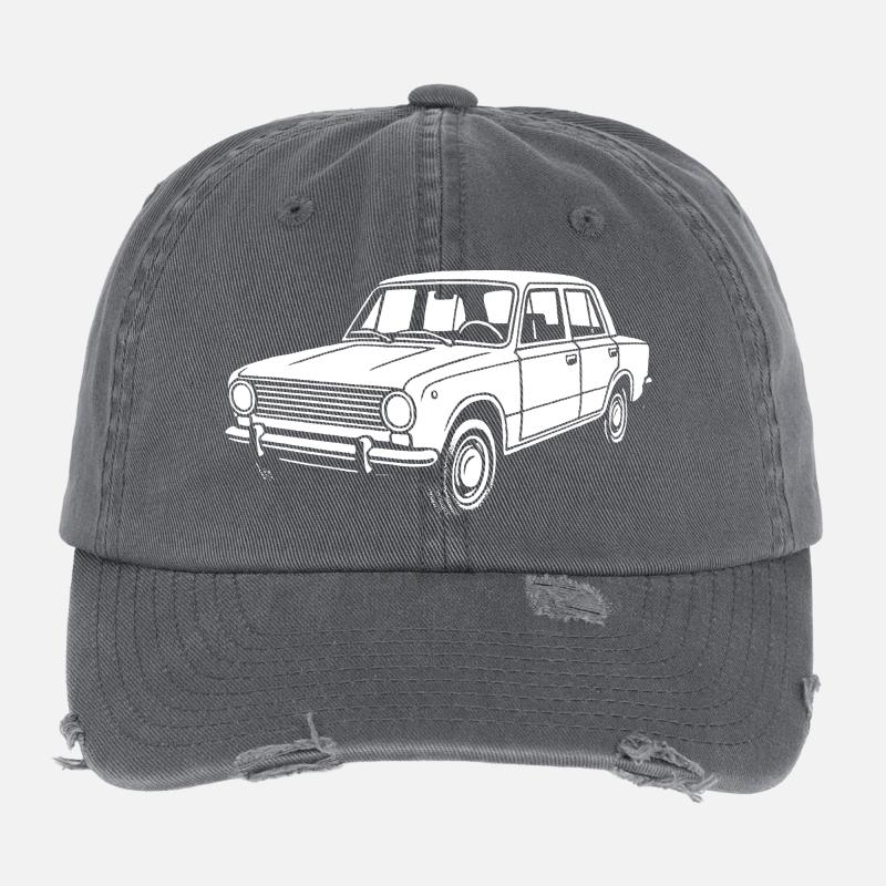 Street Classic Eastern Bloc Flexfit Vintage Destroyed Cap