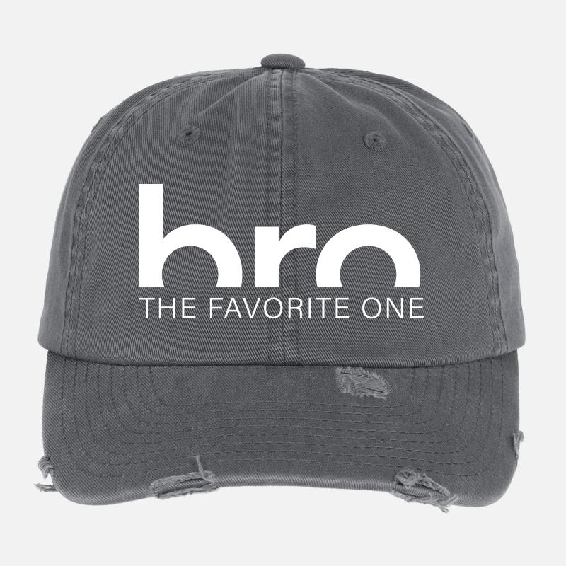 bro – the favorite one Flexfit Vintage Destroyed Cap