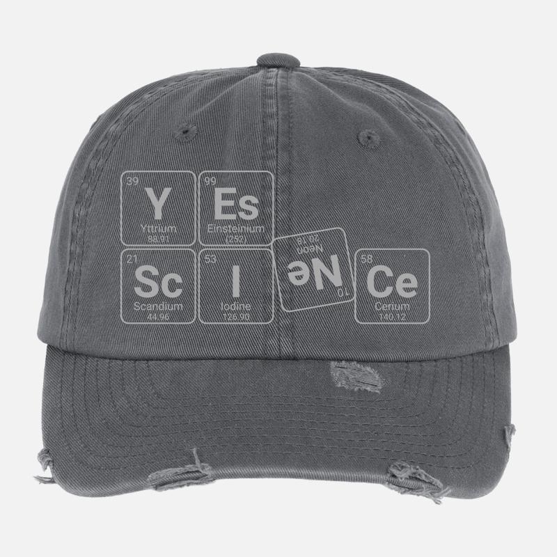 Dites à la science ! Casquette vintage effet usé Flexfit