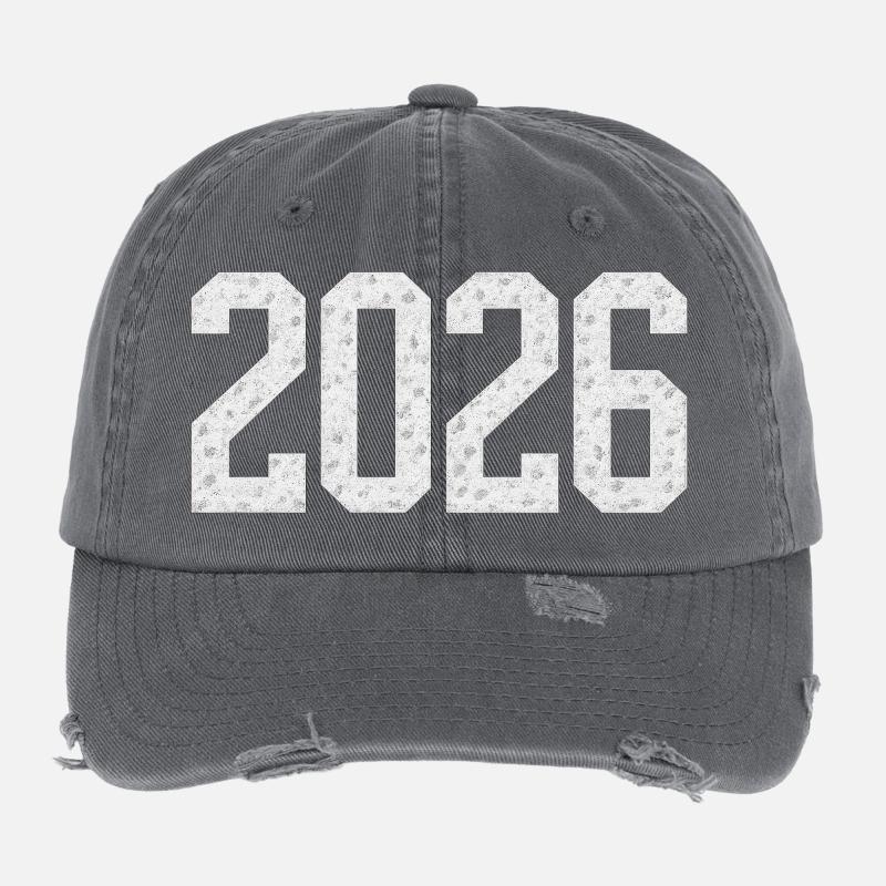 L’année 2026 dans le style métal Casquette vintage effet usé Flexfit