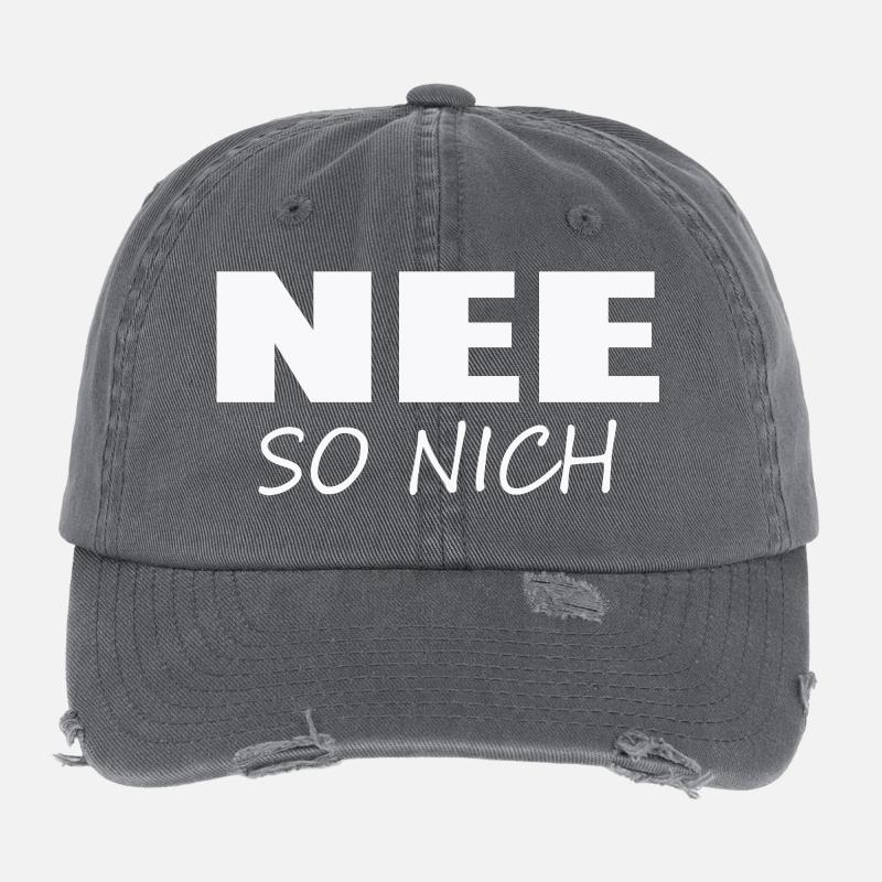 NON, PAS COMME ÇA Casquette vintage effet usé Flexfit
