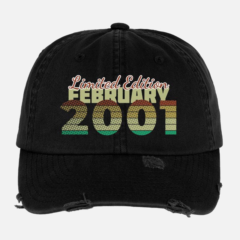 25e anniversaire Édition Limitée (SCR) 02/2001 Casquette vintage effet usé Flexfit