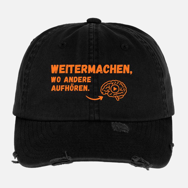 Icône du Cerveau du Continuez à Dire Casquette vintage effet usé Flexfit