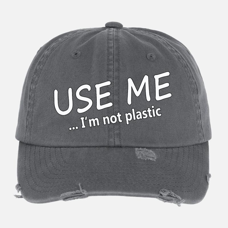 USE ME Flexfit Vintage Destroyed Cap