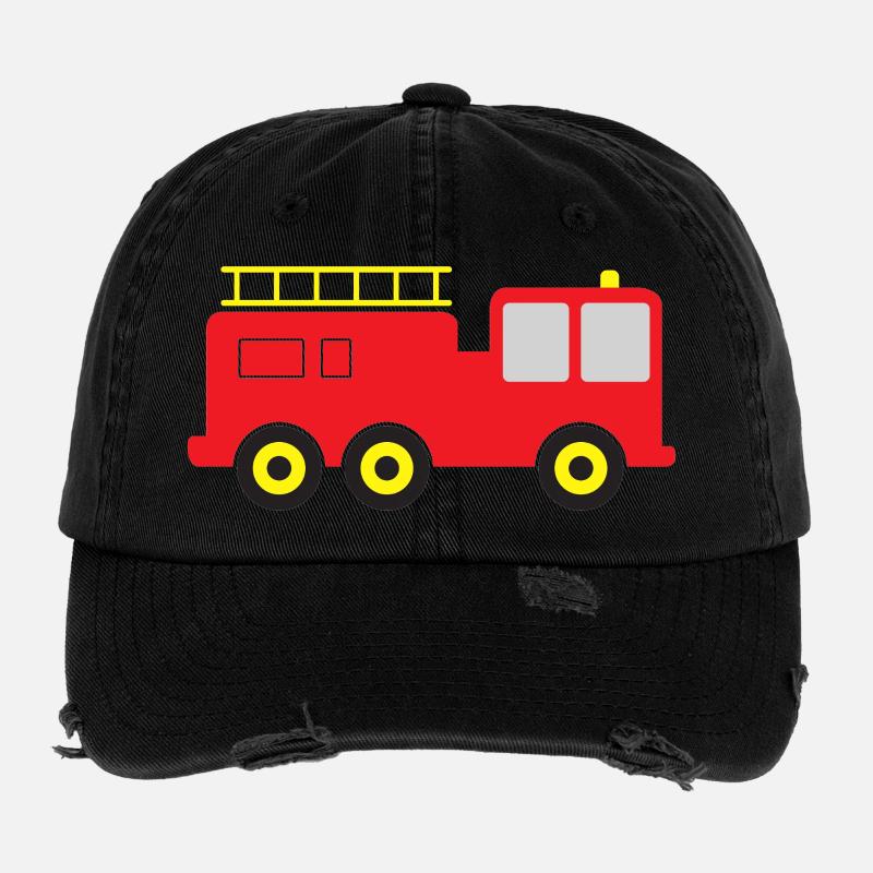 Feuerwehrauto Flexfit Vintage Destroyed Cap