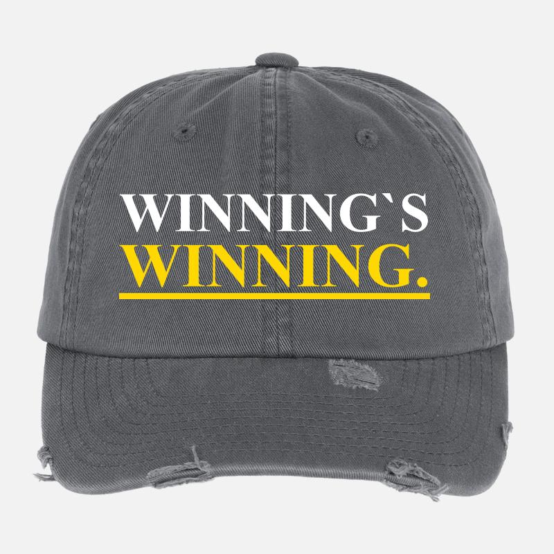 Winnings Winning Flexfit Vintage Destroyed Cap