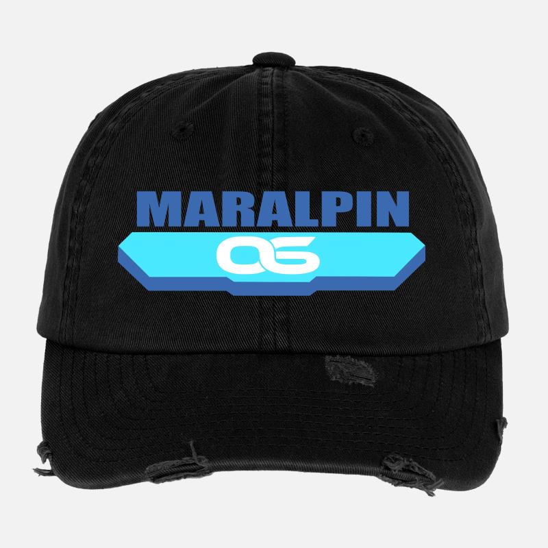 logo maralpin Casquette vintage effet usé Flexfit