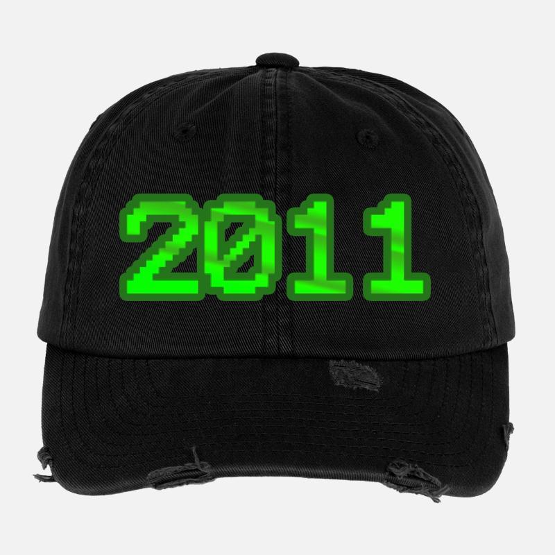 Ordinateur 2011 Casquette vintage effet usé Flexfit