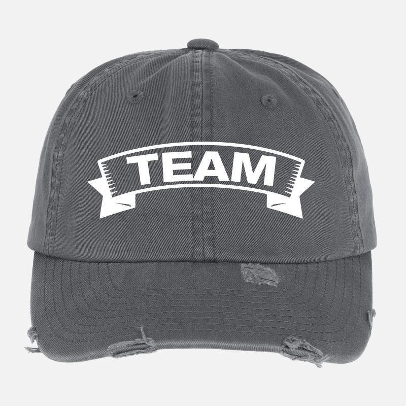 Équipe Banderole Casquette vintage effet usé Flexfit