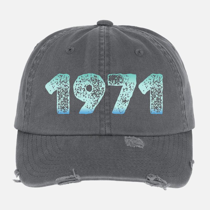 Neon Bruch 1971 Casquette vintage effet usé Flexfit