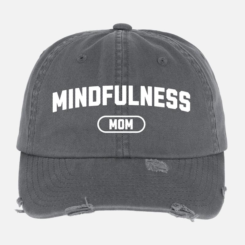 Maman pleine conscience Casquette vintage effet usé Flexfit