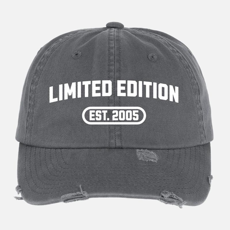 Édition limitée anniversaire 2005 Casquette vintage effet usé Flexfit
