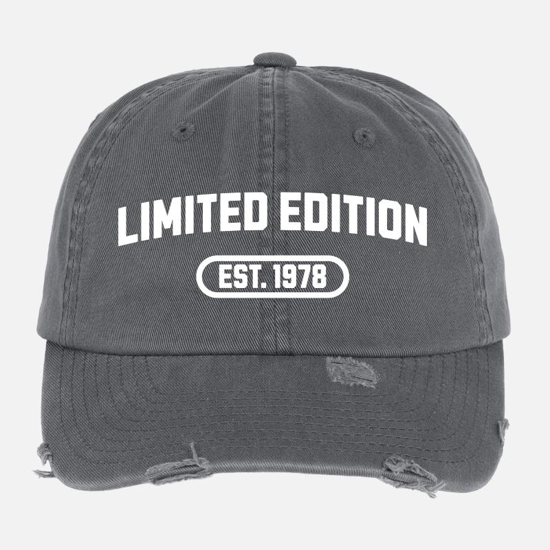 Limited Edition 1978 Geburtstag Flexfit Vintage Destroyed Cap