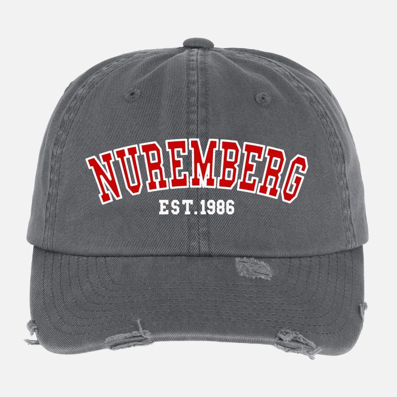 Nuremberg Est. 1986 Flexfit Vintage Destroyed Cap