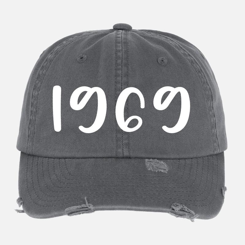 1969 Édition limitée 57e anniversaire 1969 Casquette vintage effet usé Flexfit