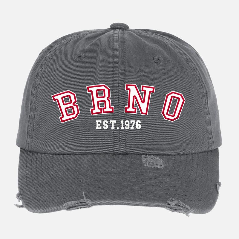 Brno Est. 1976 Flexfit Vintage Destroyed Cap