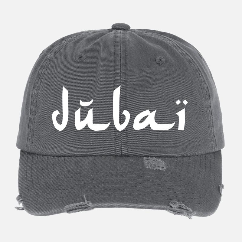 dubai Flexfit Vintage Destroyed Cap