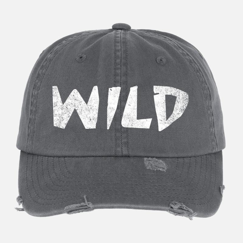 WILD! Flexfit Vintage Destroyed Cap