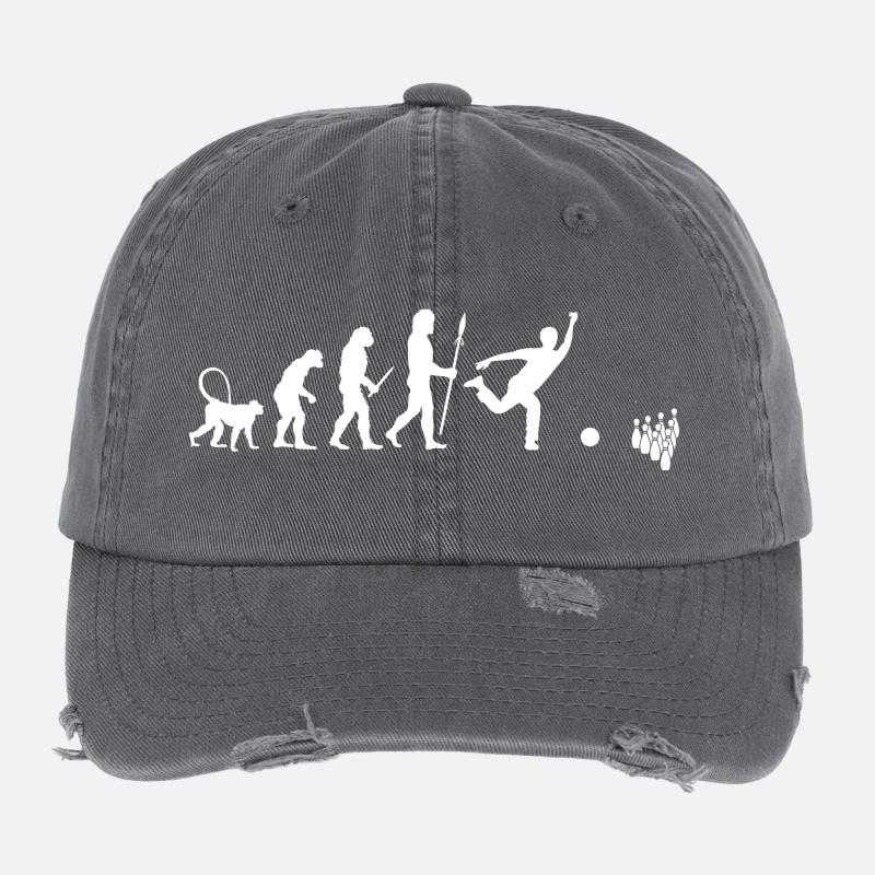 Evolution of Bowling Flexfit Vintage Destroyed Cap