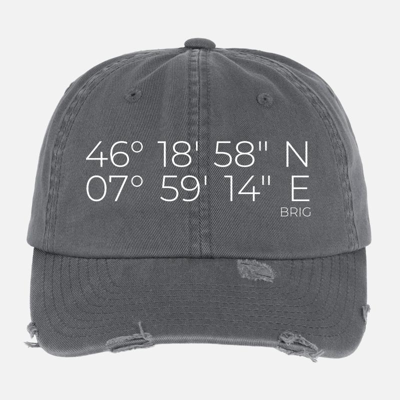 Coordonnées Brigue Casquette vintage effet usé Flexfit