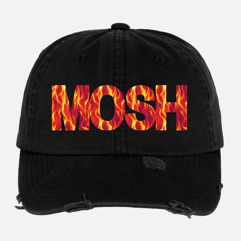 Mosh! Flexfit Vintage Destroyed Cap