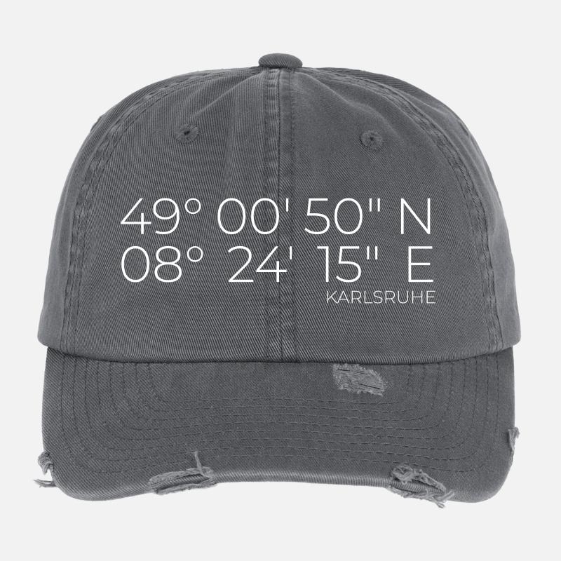 coordinates Karlsruhe Flexfit Vintage Destroyed Cap