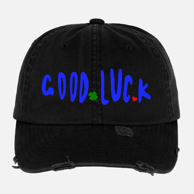 good luck Flexfit Vintage Destroyed Cap