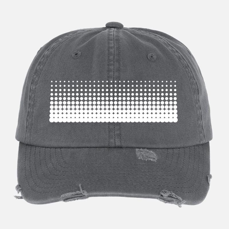 Basic Dots Gradient (breit) Flexfit Vintage Destroyed Cap