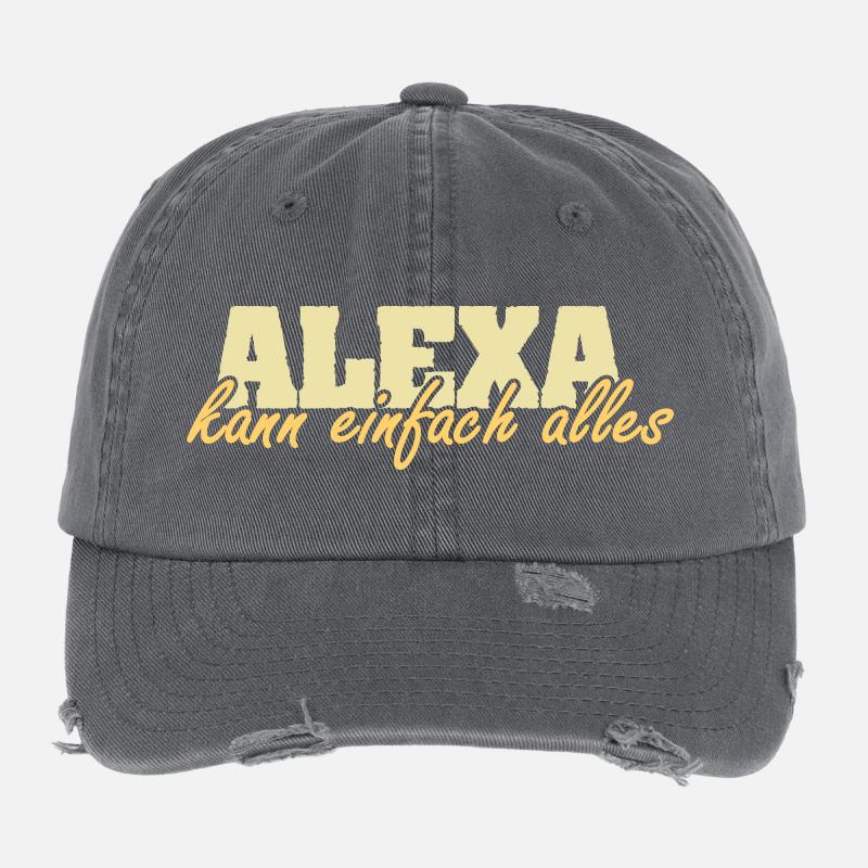 Frau Alexa Flexfit Vintage Destroyed Cap