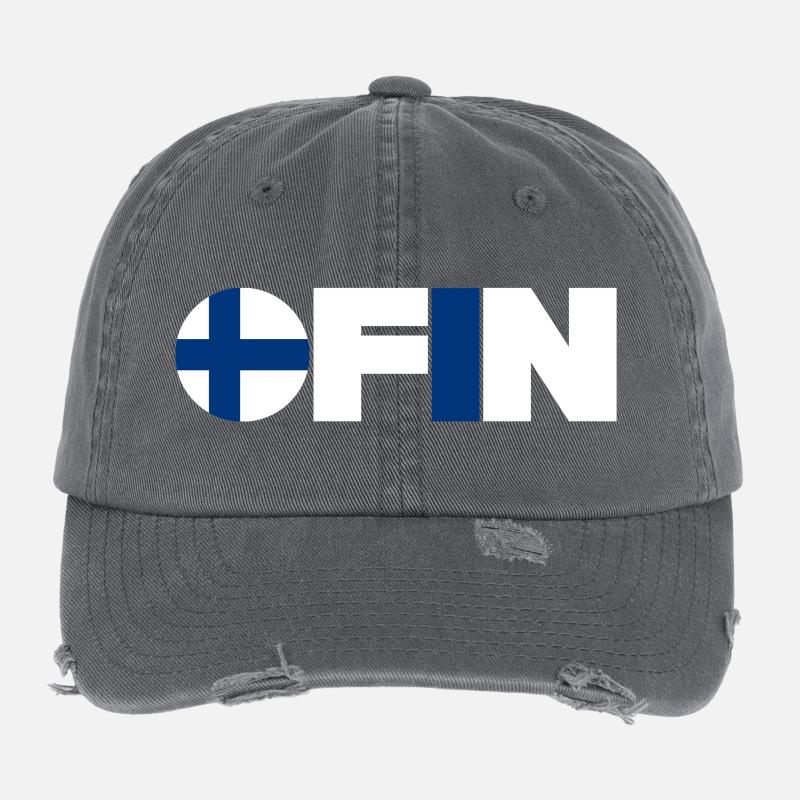 Finnland Flexfit Vintage Destroyed Cap
