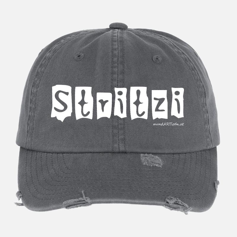 Stritzi - Strolch, cheeky, Austrian dialect Flexfit Vintage Destroyed Cap