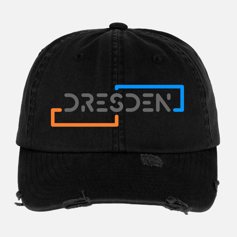 Silicium Dresde Casquette vintage effet usé Flexfit