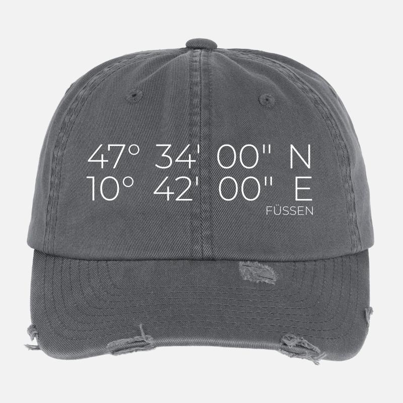 Coordonnées Füssen Casquette vintage effet usé Flexfit