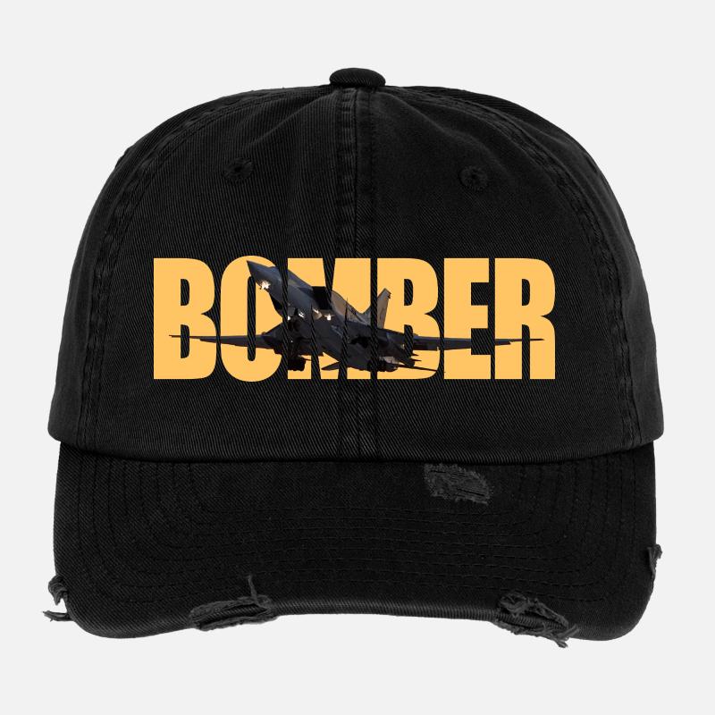 bombardier Tu-22 M3 Casquette vintage effet usé Flexfit