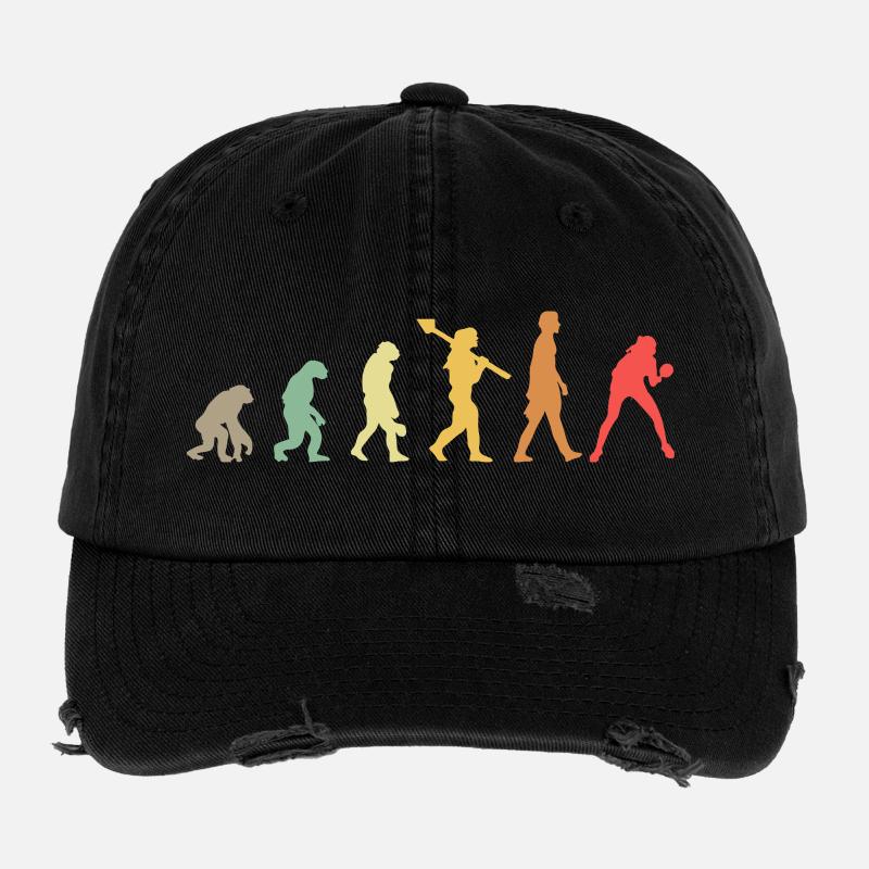 Table Tennis Evolution Flexfit Vintage Destroyed Cap