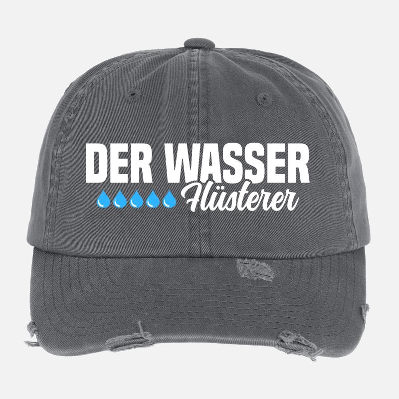 Le Chuchoteur d’Eau Casquette vintage effet usé Flexfit