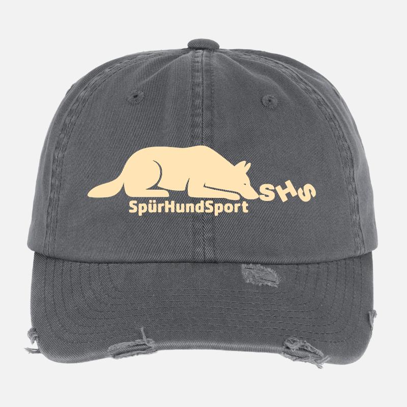 SHS Logo beige Flexfit Vintage Destroyed Cap