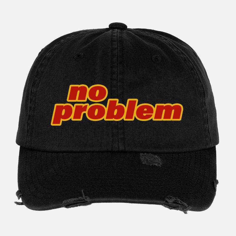 aucun problème Casquette vintage effet usé Flexfit