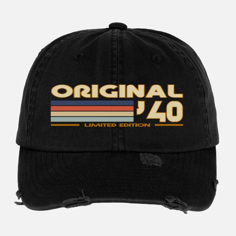 1940 Casquette vintage effet usé Flexfit