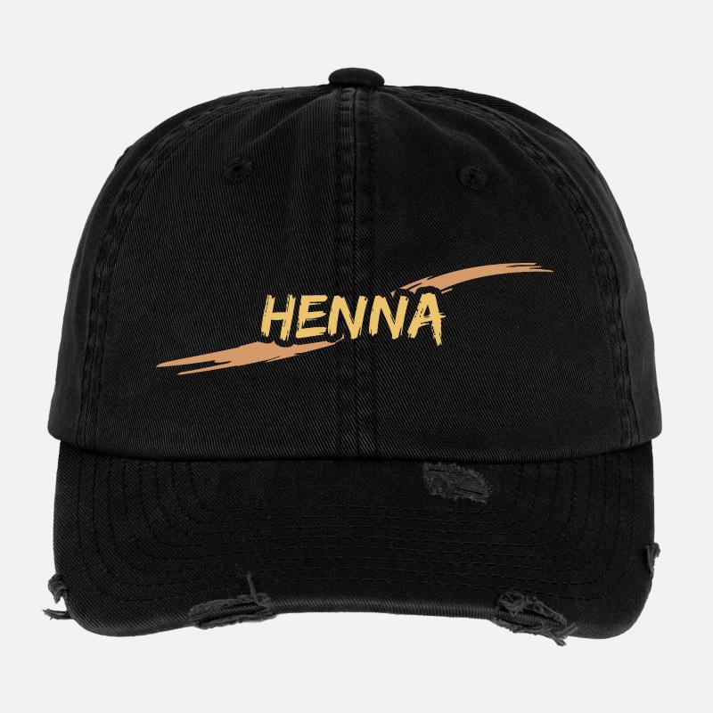 Cadeau de henné Casquette vintage effet usé Flexfit