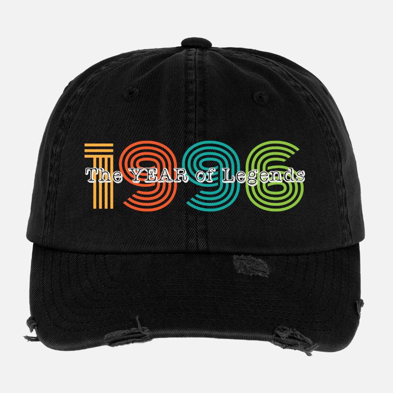 30e anniversaire du millésime 1996 Casquette vintage effet usé Flexfit