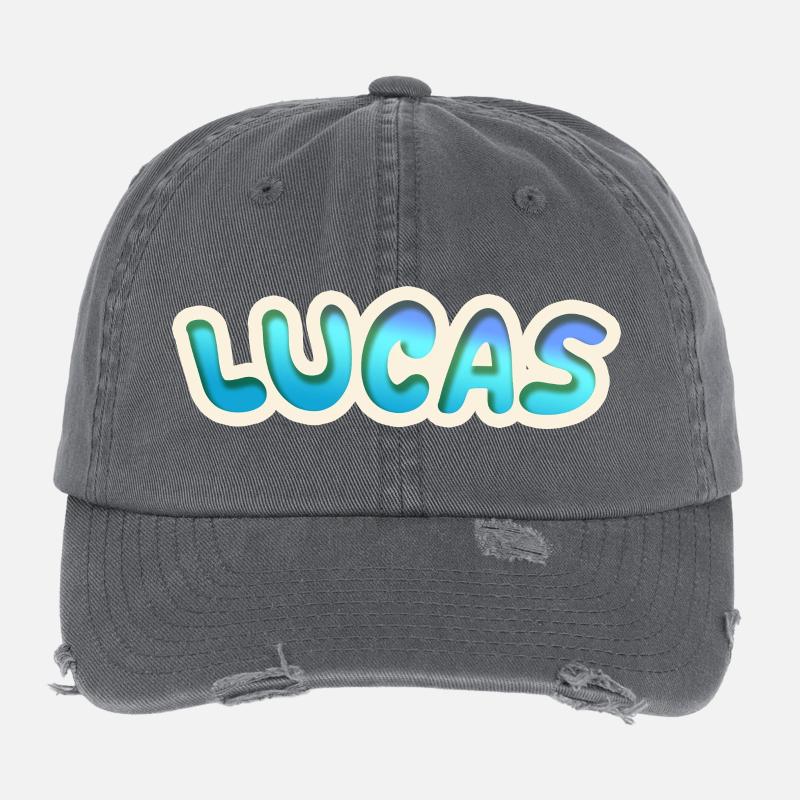 Lucas as a profession Flexfit Vintage Destroyed Cap