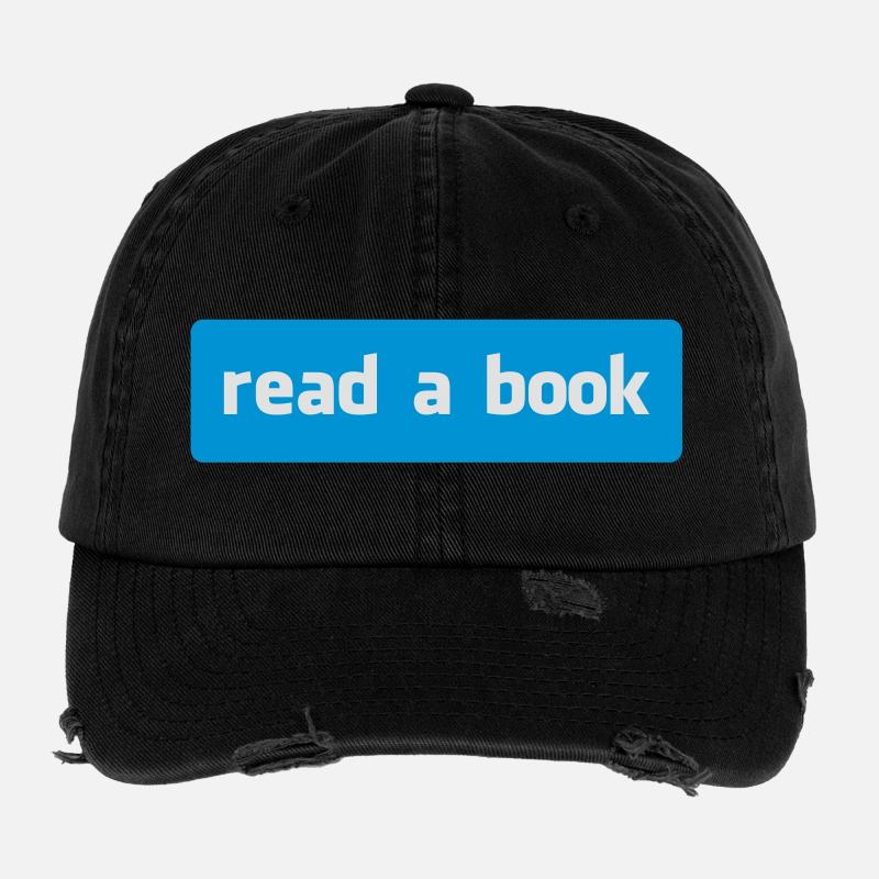 read a book Flexfit Vintage Destroyed Cap