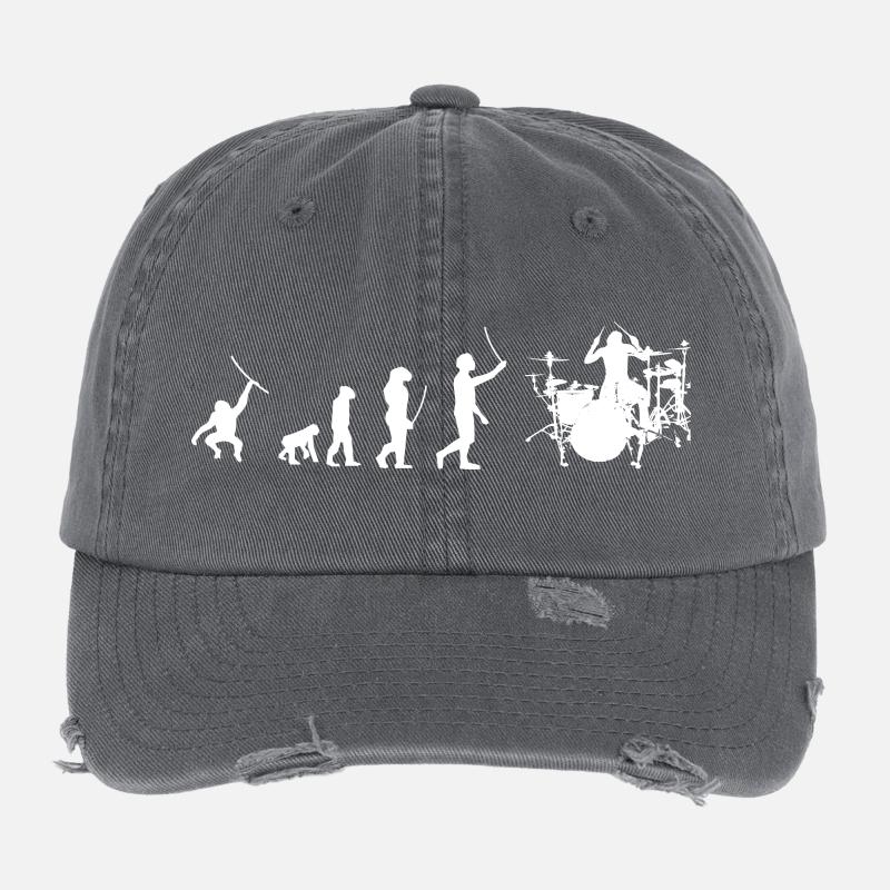 Evolution Drummer Flexfit Vintage Destroyed Cap