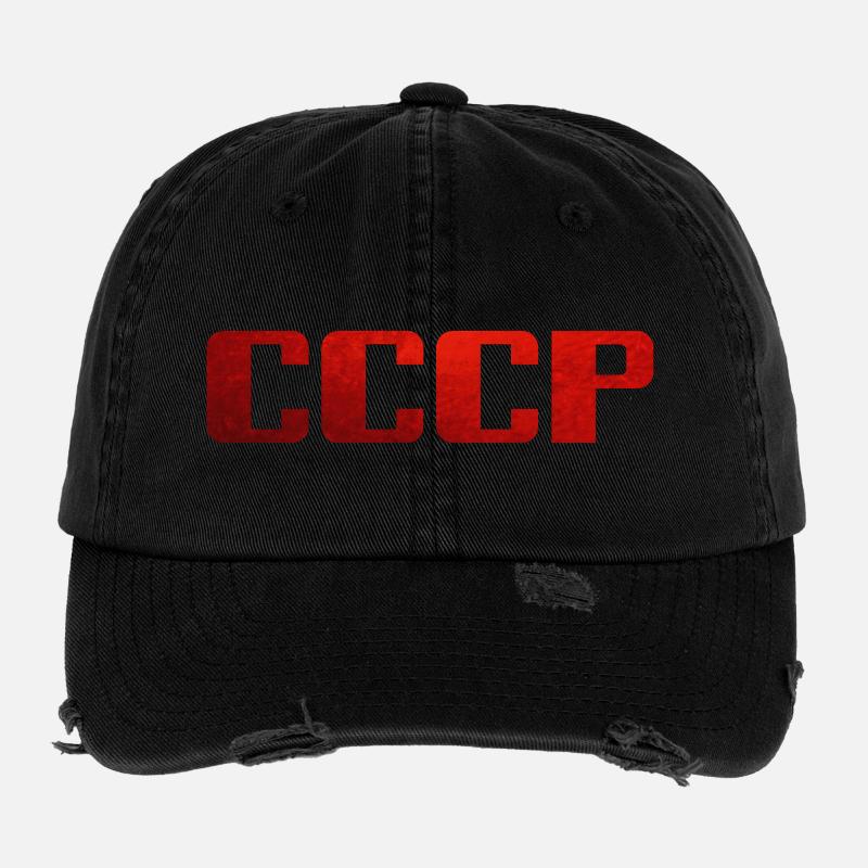 Soviet Union - Sowietunion - CCCP Flexfit Vintage Destroyed Cap