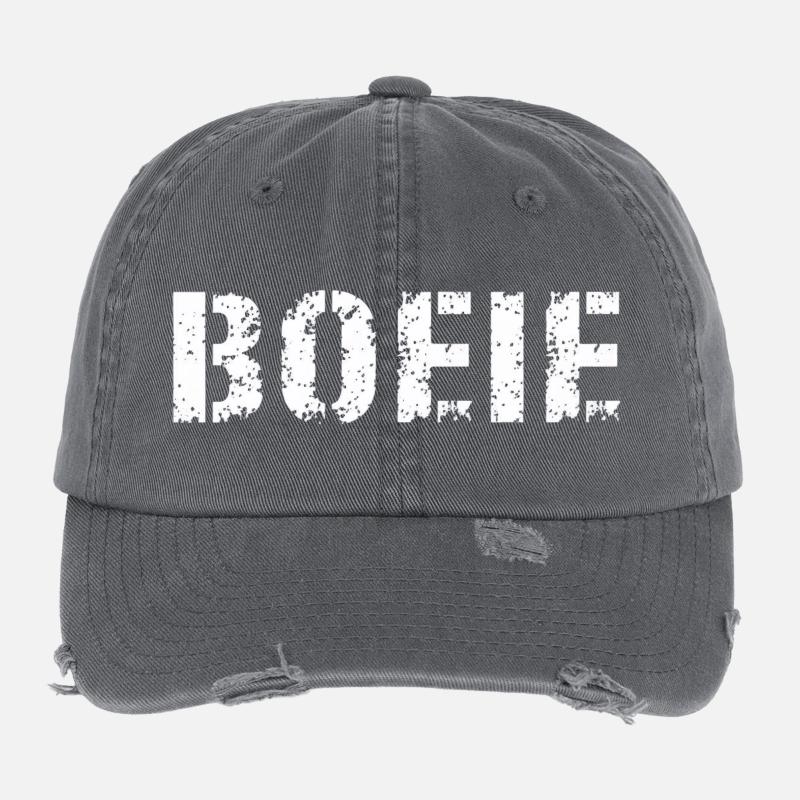 Boo. Antwerp dialect Flexfit Vintage Destroyed Cap