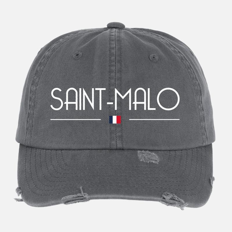Saint-Malo Flexfit Vintage Destroyed Cap