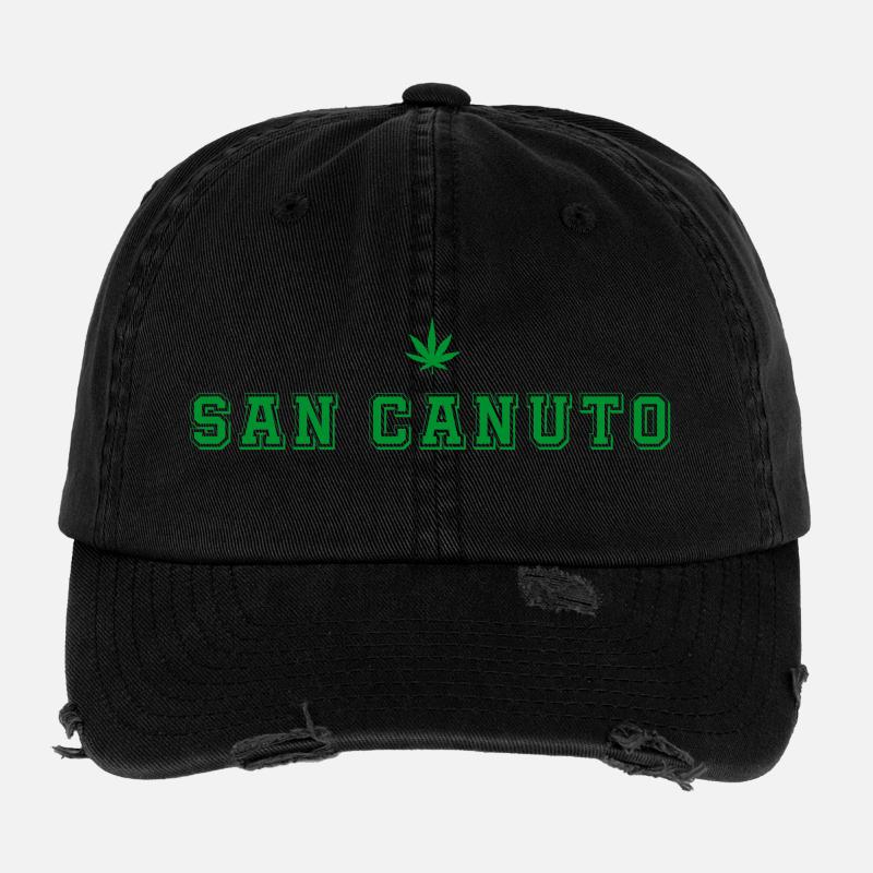San Canuto Retro Flexfit Vintage Destroyed Cap