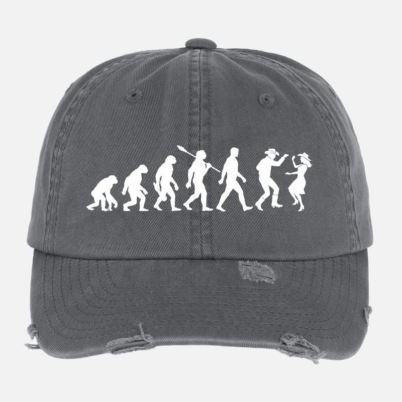Vintage Evolution - Line Dance - Geschenk Flexfit Vintage Destroyed Cap