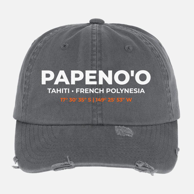 Papeno'o – Mémoire Volcanique Casquette vintage effet usé Flexfit
